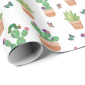 エリック・カレ | キャタピラ、サボテン、バタフライ ラッピングペーパー (ロールコーナー)