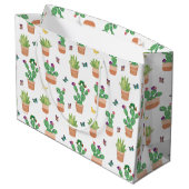 エリック・カレ | キャタピラ、サボテン、バタフライ ラージペーパーバッグ (裏面アングル)