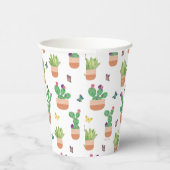 エリック・カレ | キャタピラ、サボテン、バタフライ 紙コップ (右)