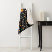 エリック・カレ |ハロウィーン水玉模様パターン シェルパブランケット (インサイチュ)