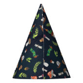 エリック・カレ | バグとキノコのパターン パーティーハット (裏面)