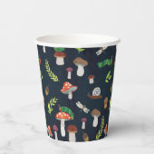 エリック・カレ | バグとキノコのパターン 紙コップ (裏面)