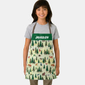 エリック・カレ |フォレストのおもしろいパターンの準備完了 エプロン (インサイチュ)