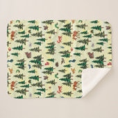 エリック・カレ |フォレストのおもしろいパターンの準備完了 シェルパブランケット (正面(横))