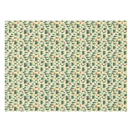 エリック・カレ |フォレストのおもしろいパターンの準備完了 テーブルクロス (正面(横))