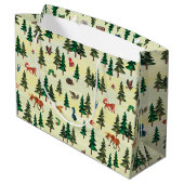 エリック・カレ |フォレストのおもしろいパターンの準備完了 ラージペーパーバッグ (裏面アングル)