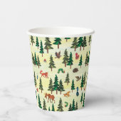 エリック・カレ |フォレストのおもしろいパターンの準備完了 紙コップ (裏面)