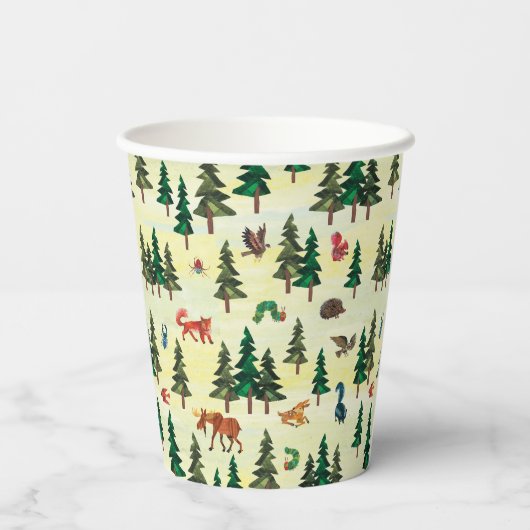 エリック・カレ |フォレストのおもしろいパターンの準備完了 紙コップ (裏面)