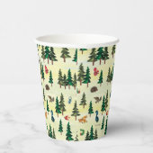 エリック・カレ |フォレストのおもしろいパターンの準備完了 紙コップ (右)