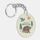 エリック・カレ |フォレストの準備おもしろい キーホルダー (正面左)