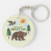 エリック・カレ |フォレストの準備おもしろい キーホルダー (裏面)