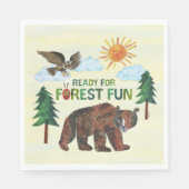 エリック・カレ |フォレストの準備おもしろい スタンダードランチョンナプキン (正面)