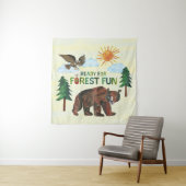 エリック・カレ |フォレストの準備おもしろい タペストリー (インサイチュ)