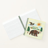 エリック・カレ |フォレストの準備おもしろい ノートブック (内部)