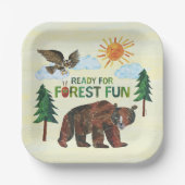 エリック・カレ |フォレストの準備おもしろい ペーパープレート (正面)