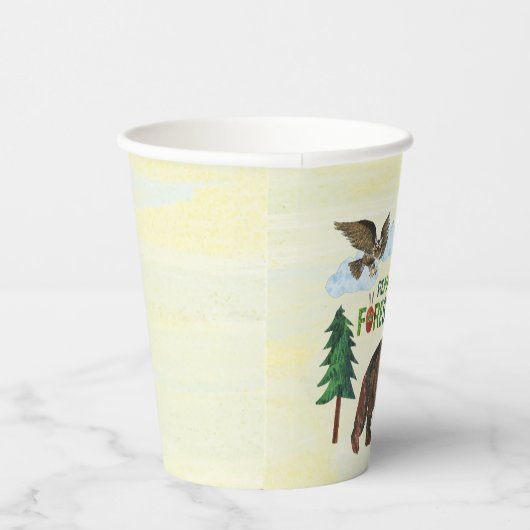 エリック・カレ |フォレストの準備おもしろい 紙コップ (右)