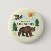 エリック・カレ |フォレストの準備おもしろい 缶バッジ (正面)