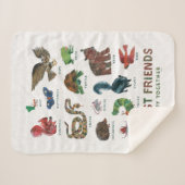 エリック・カレ | フォレスト・フレンズが一緒に幸せ シェルパブランケット (正面(横))