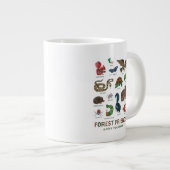 エリック・カレ | フォレスト・フレンズが一緒に幸せ ジャンボコーヒーマグカップ (正面右)