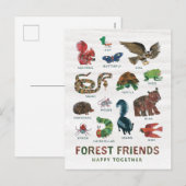 エリック・カレ | フォレスト・フレンズが一緒に幸せ ポストカード (正面/裏面)