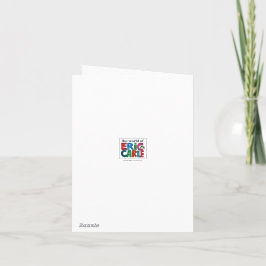 エリック・カレ |ベアリーガール誕生日 – ありがとう サンキューカード (裏面)