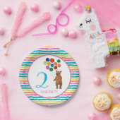 エリック・カレ | ベイリーレインボー誕生日 ペーパープレート (パーティー)