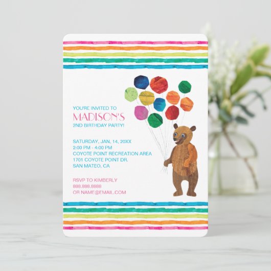 エリック・カレ | ベイリーレインボー誕生日 招待状 (スタンド正面)