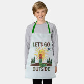 エリック・カレ | 外に出よう エプロン (着用した状態)