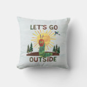 エリック・カレ | 外に出よう クッション (正面)