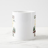 エリック・カレ | 外に出よう ジャンボコーヒーマグカップ (正面)