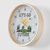 エリック・カレ | 外に出よう 壁時計 (傾斜)