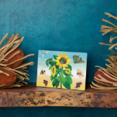 エリック・カレ |庭の花シーン フォトプラーク (側面)