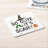 エリック・カレ |怖くて可愛い スクエアペーパーコースター (アングル)