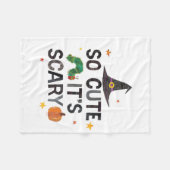 エリック・カレ |怖くて可愛い フリースブランケット (正面(横))