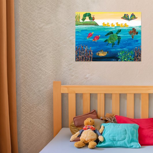 エリック・カレ |池カラフルのシーン ポスター