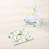 エリック・カレ |生活は美しくないの?パターン スクエアペーパーコースター (インサイチュ)