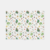 エリック・カレ |生活は美しくないの?パターン フリースブランケット (正面(横))