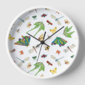 エリック・カレ |生活は美しくないの？パターン 壁時計 (正面)