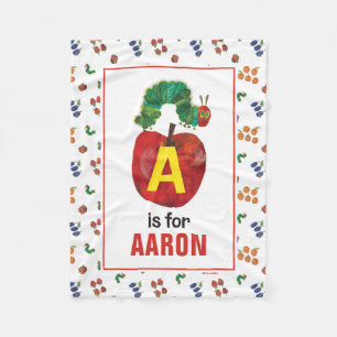エリック・カレ A is For Apple フリースブランケット