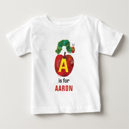 エリック・カレ | A is For Apple ベビーTシャツ (正面)
