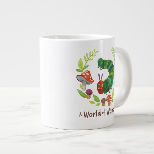 エリック・カレ | A World 疑問に思 of ジャンボコーヒーマグカップ (正面右)