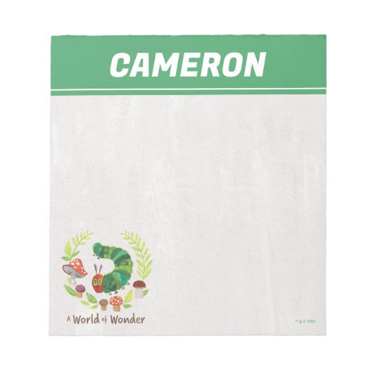 エリック・カレ | A World 疑問に思 of ノートパッド (正面)