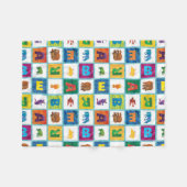 エリック・カレ | Bはクマの子だ フリースブランケット (正面(横))