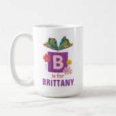 エリック・カレ | Bは蝶 コーヒーマグカップ (左)