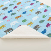 エリック・カレ | Polar Bear - Winter Friends シェルパブランケット (3/4)