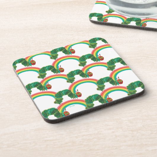 エリック・カレ | The Very Hunged Caterpillar Pattern コースター (左側)