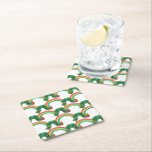 エリック・カレ | The Very Hunged Caterpillar Pattern スクエアペーパーコースター (インサイチュ)