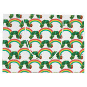 エリック・カレ | The Very Hunged Caterpillar Pattern ラージペーパーバッグ (裏面)