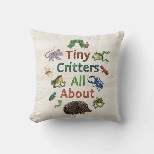 エリック・カレ | Tiny Critter About クッション (正面)