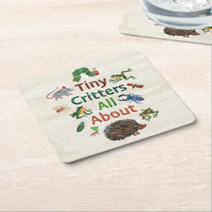 エリック・カレ Tiny Critter About スクエアペーパーコースター